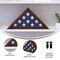 Flash Furniture Mahogany Display Case for 9.5 x 5 Veteran Flag HFMHD-GDIS-CRE8-254315-GG - alternate 4